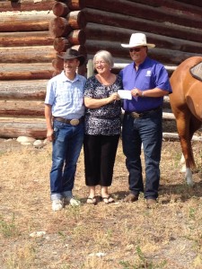  B.C. Minister of Agriculture Norm Letnick, Fraser Nicola MLA Jackie Tegart, 4-H British Columbia Manager Kevin Rothwell