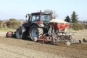 Fig 1 Tillage operation, exposing soil to sun