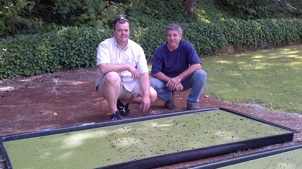 Chris Bush and Neil with Duckweed