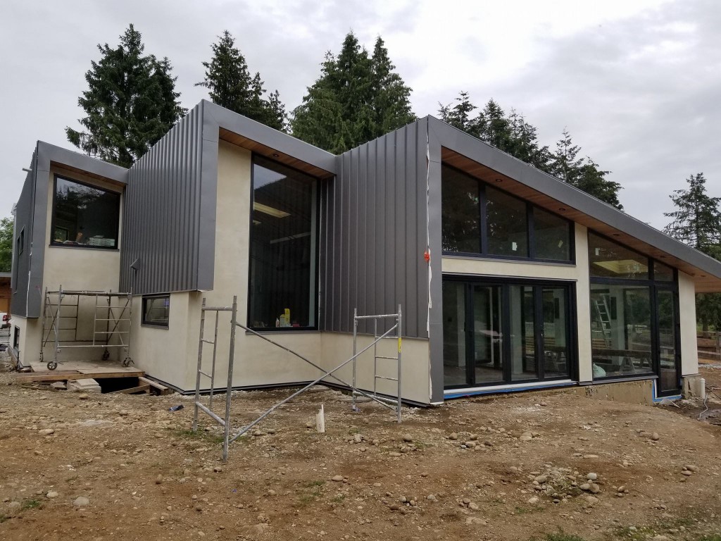 Hemp house west elevation at Laurica Farm